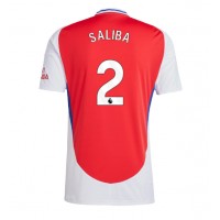 Arsenal William Saliba #2 Replika Hemmatröja 2024-25 Kortärmad